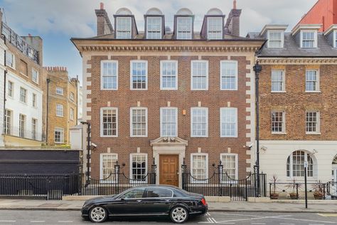 Stone Doorway, London Mansion, End Terrace House, Portland Stone, London Townhouse, Mayfair London, London Architecture, London Property, Luxury London