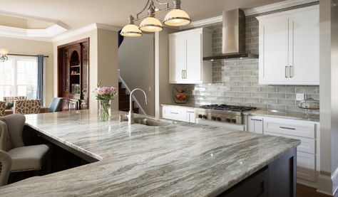 Marble countertops: A superb stone to define beauty of kitchen decor Fantasy Brown Countertops, Fantasy Brown Marble, Brown Countertops, Fantasy Brown Granite, Mineral Formations, Indian Stone, Fantasy Brown, Types Of Countertops, Kitchen Aesthetics