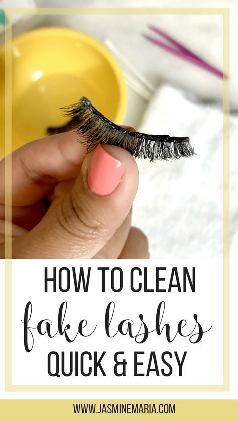 How To Clean Eyelashes, Eyelash Tips, Cleaning Painted Walls, Applying False Eyelashes, Fake Lashes, Longer Eyelashes, Long Lashes, Fake Eyelashes, House Cleaning Tips