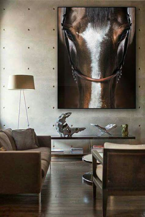 Modern Equestrian Decor Ideas to Flow Seamlessly With Your Home | The Plaid Horse Magazine Equestrian Decor, Western Homes, Horse Decor, Western Home Decor, Bath Tub, Equestrian Style, Horse Painting, Horse Art, Decoration Design