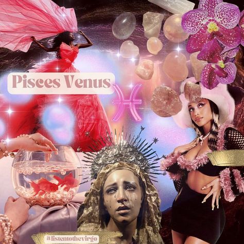 Pisces Venus Aesthetic, Venus Pisces, Venus Astrology, Mercury In Pisces, Pisces Energy, Aesthetic Journals, April Aries, Venus In Pisces, Astrology Aesthetic