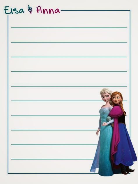 Frozen Free Printable Notebook. Disney Journal, Frozen Printables, Disney Notebook, Disney Project Life, Project Life Scrapbook, Disney Printables, Free Printable Stationery, Logo Clipart, Writing Paper Printable