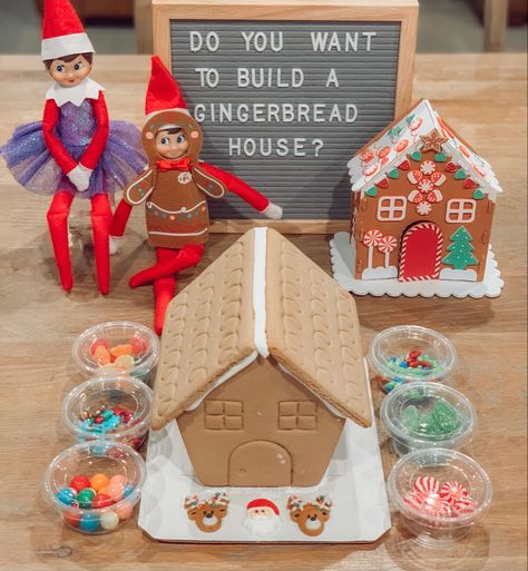 Gingerbread Elf On The Shelf Ideas, Elf On The Shelf Brings Gingerbread House, Elf On Shelf Gingerbread House Note, Elf On The Shelf Whoopie Cushion, Elf On The Shelf Ideas Gingerbread House, Elf On The Shelf Wrapped In Lights, Elf Brings Gingerbread House, Diy Elf On The Shelf House, Elf On The Shelf Hot Coco