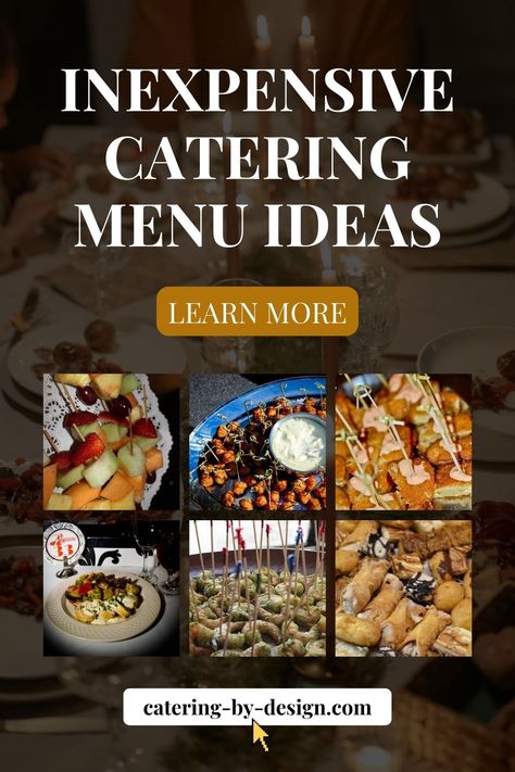 Explore our website for a feast of inexpensive catering menu ideas. Good taste doesn't have to come with a hefty price tag! 🌮🎉 -- Catering display, Catering idea, Catering for 50 people parties, Catering food, Catering display presentation, Catering for 100 people, Catering display elegant, trendy catering ideas, Catered Lunch Ideas Catering For 40 People, Catering For 50 People Parties, Catering Menus Ideas, How To Cater For 50 People, Lunch Catering Menu Ideas, Best Catering Food Ideas, Catering Food Displays Presentation, Meals For 100 People, Catered Food Ideas