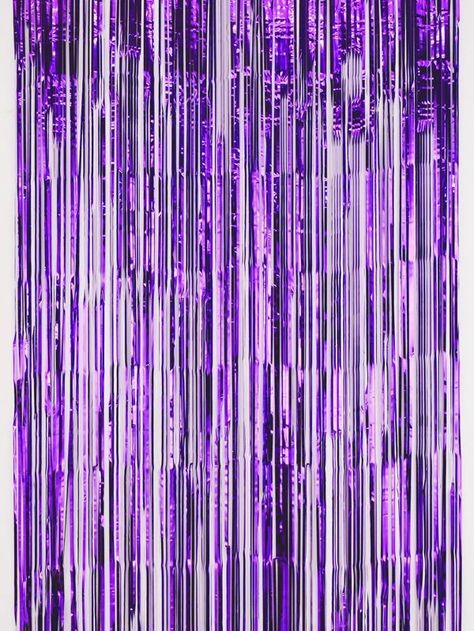 1pc Party Tassel Curtain | SHEIN USA Sweet 16 Purple Theme, Hulk Decorations, Tinsel Curtain, Purple Party Decorations, Listening Party, Fringe Backdrops, Purple Theme, Party Backdrops, Tassel Curtains