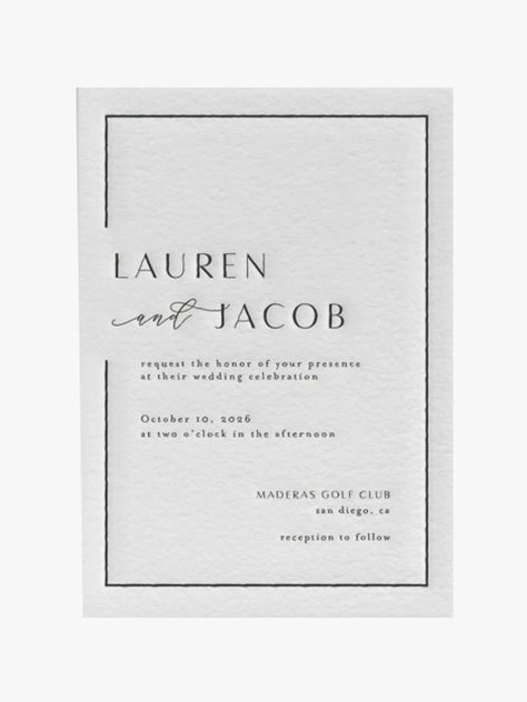 Vogue’s Edit of the Best Wedding Invitations and Save the Dates to Order Online | Vogue Vogue Wedding Invitations, Vogue Invitation, Best Wedding Invitations, Stylish Wedding Invitation, Monogram Invitation, Minimalist Invitation, Chic Wedding Invitations, Boho Invitations, Classic Invitation