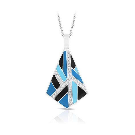 Diamond Website, Exotic Jewelry, Jewelry Illustration, Blue Black Color, Jewelry Website, Diamond Jewelry Designs, Black Pendant, Art Deco Period, Fine Jewels