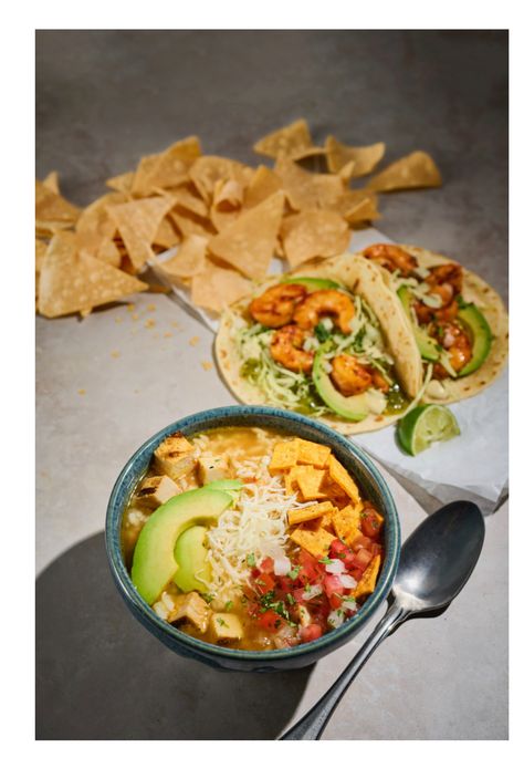 Rubio’s Seasonal Favorites Return for Fall! Enjoy Langostino Lobster & Chicken Tortilla Soup. Taco Plate, Queso Quesadilla, Garlic Herb Butter, Avocado Slices, Savory Chicken, Chicken Tortilla Soup, Chicken Tortilla, Tortilla Soup, Herb Butter