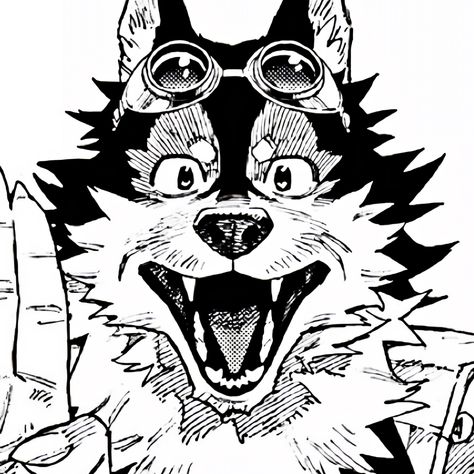 gokurakugai | gokurakugai icons | gokurakugai yoki | yoki icons | gokurakugai manga Yoki Gokurakugai, Gokurakugai Manga, Head Comic, Fursona Ideas, Anthro Animals, Dog Mouth, Gif Background, Turkey Disguise, Post Apocalyptic Art