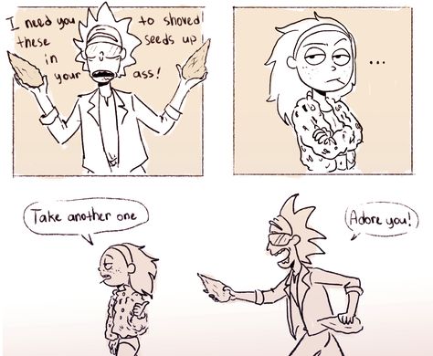 Unknown artist Rick X Morty, Rick And Morty Comic, Rick And Morty Image, Rick I Morty, Rick And Morty Characters, Best Cartoons Ever, Wubba Lubba Dub Dub, Rick Sanchez, Rick Y Morty