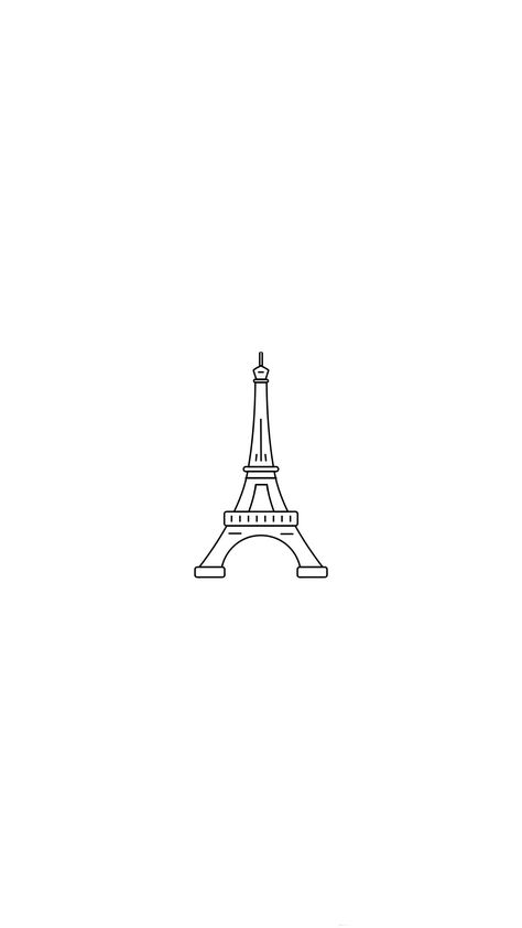 Eiffel Tower Tattoo, Paris Tattoo, Theme Tattoo, City Icon, Insta Icon, Paris Art, Mini Drawings, Instagram Highlight Icons, Instagram Icons