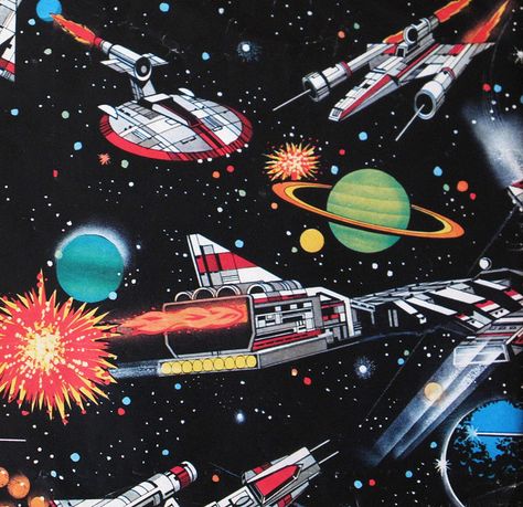 Vintage Space Themed Wrapping Paper, via Flickr. Retro Space Aesthetic, Spaceship Aesthetic, Art Spatial, Space Pirate, Vintage Wrapping Paper, Vintage Space, Retro Futuristic, Retro Futurism, Sci Fi Art