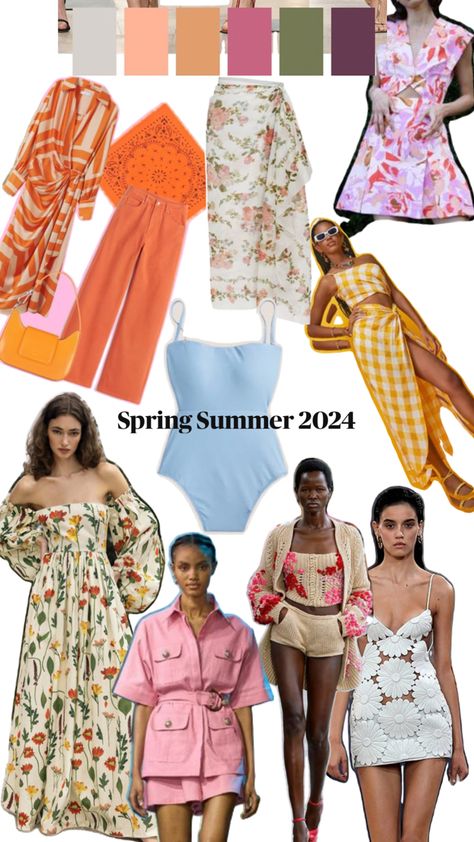 Fashion trends and colours for spring summer 2024 2024 Colour Trends, Colour Trends, Spring Summer 2024, Summer 2024, Spring Summer, Fashion Trends