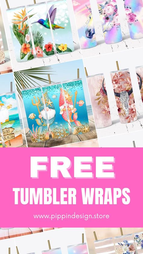 Subscribe to our newsletter for 9 FREE Tumbler Wraps for your sublimation craft projects. #tumblerideas #sublimation #tumbler #free Tumblr Wraps, Free Sublimation Tumbler Images, 20 Oz Sublimation Tumbler Wrap, Tumblers Sublimation Ideas, Sublimation Wraps For Tumblers Free, Sublimation Templates Free Printable, Free Tumbler Wraps, Free Tumbler Wrap Svg Files For Cricut, Free Tumbler Wrap Sublimation