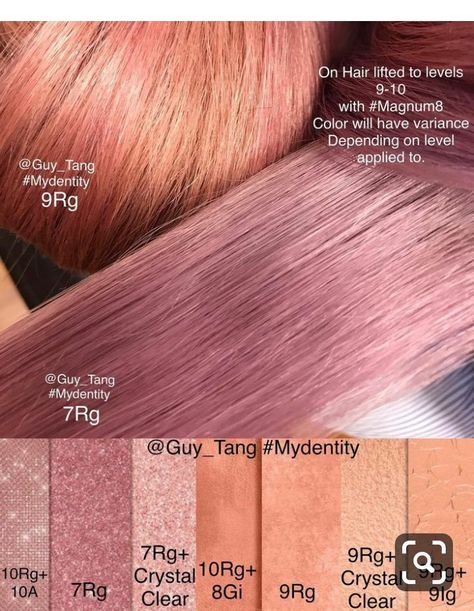 Dark Red Hair Dye, Guy Tang Hair, Mauve Hair, Guytang Mydentity, Hair Formulas, Biolage Hair, Schwarzkopf Hair Color, Gold Hair Colors, Color Formulas