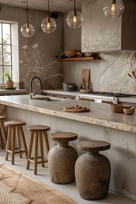 Wabi Sabi Kitchen, Scandinavian Interior Kitchen, Scandinavian Kitchens, 아파트 인테리어, Kitchen Inspiration Design, Kitchen Trends, Trendy Kitchen, Kitchen Inspo, Dream House Decor