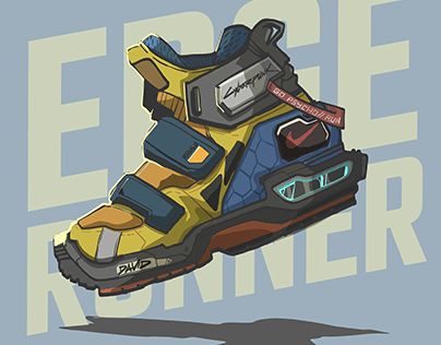 Space Boots Drawing, Shoe Poster, Punk Art, Shoes Drawing, Clip Studio Paint, Painting Tools, Shoe Art, Vintage Shoes, Freelancing Jobs