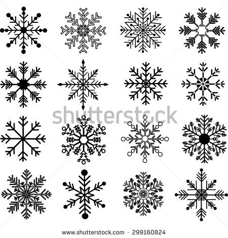 Snowflake Silhouette, Snow Flake Tattoo, Snowflake Clipart, Snowflakes Drawing, Snowflake Images, Winter Schnee, Silhouette Clip Art, Winter Svg, Snow Flake