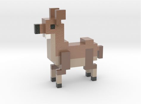 Minecraft Sculptures, Mc Houses, Minecraft Animals, Water Deer, Minecraft Building Guide, Minecraft Statues, Voxel Art, Deer Statues, Minecraft Mobs