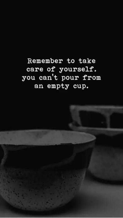 Cup Quotes, Empty Cup, Thought Provoking Quotes, Iphone Organization, Literature Quotes, Wise Words Quotes, Realest Quotes, Simple Words, Self Love Quotes