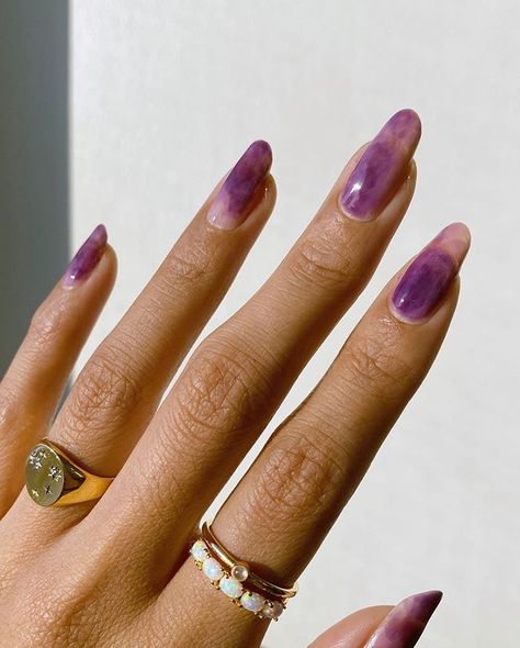 Amethyst Set, Nail Ring, Nail Jewelry, Minimalist Nails, Fire Nails, Dream Nails, Funky Nails, Pretty Acrylic Nails, Cute Acrylic Nails