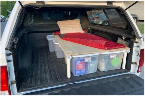 Sleeping Platform Truck Bed - Etsy Australia Couch Console, Truck Bedroom, Custom Console Table, Kangoo Camper, Truck Bed Storage, Truck Bed Camping, Truck Bed Camper, Camping Diy, Suv Camping