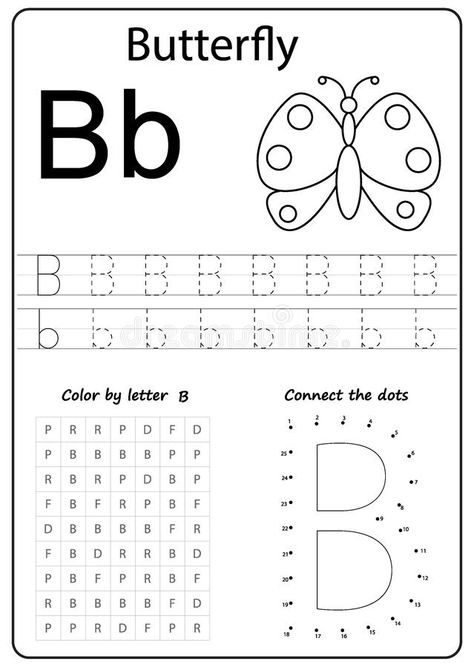 Writing letter B. Worksheet. Writing A-Z, alphabet, exercises game for kids. stock illustration Letter B Worksheet, Letter Writing For Kids, B Worksheet, Writing Worksheets Kindergarten, Letter S Worksheets, Letter B Worksheets, Alphabet Letter Worksheets, Letter Worksheets For Preschool, Alphabet Writing Practice