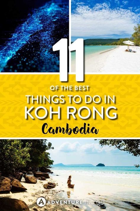 Koh Rong Cambodia | Making plans to travel Cambodia? A trip to Koh Rong Island is one of the best things you can do. Here are a few of the best things to do in Koh Rong Island that you can't miss! From beautiful beaches to fun island adventures, Koh Rong is a place that has it all. Miss Cambodia, Koh Rong Cambodia, Koh Rong Samloem, Cambodia Beaches, Travel Cambodia, Asia Trip, Asian Travel, Amazing Beaches, Visit Asia