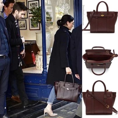 Oxblood Outfit, Mulberry Tote, Duchess Meghan, Noble Lady, Mulberry Bag, Mulberry Color, Dream Bags, Tote Outfit, Handbag Collection