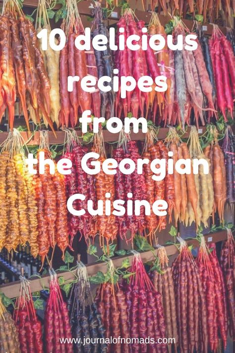 Every Georgian dish is a poem. Here are 10 dishes from the Georgian cuisine you absolutely have to try! The food is a big part of the culture! Georgia Food, Simple Foods, Georgian Cuisine, Georgian Food, Healthy Candy, Popular Side Dishes, Russian Food, Culinary Travel, Georgia Travel