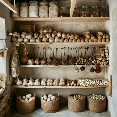 Root Cellar - Size, Functionality, Uses, Furniture And Renovatio Food Cellar Ideas, Canning Shelves, Root Cellar Storage, Jute Baskets, Onion Storage, Harvesting Tools, Selfie Filters, Pantry Room, Root Cellar