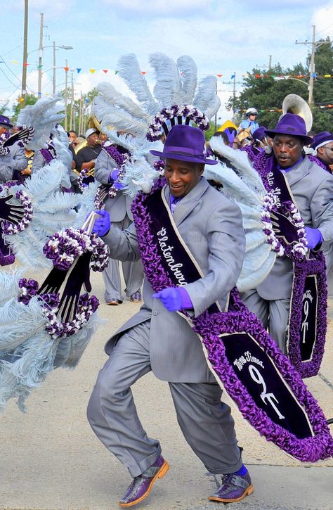 Second Line..Upper 9th Ward Second Line Parade, Louisiana Creole, Louisiana Cajun, New Orleans Mardi Gras, South Louisiana, New Orleans Homes, Second Line, Fat Tuesday, Big Easy