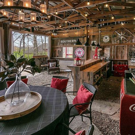 Western Outdoor Kitchen with Bar | HGTV Outdoor Kitchen With Bar, Kitchen With A Bar, Kitchen With Bar, Western Bar, Hgtv Garden, Party Barn, House Hunters, Lone Star State, Travel Channel