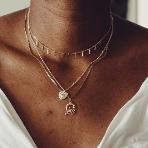 Necklaces - Chockers - Dainty Necklaces - Simple Jewelry - Women’s Necklaces - Gold - Layered Necklaces - Statement Necklaces Womens Necklaces Simple, Gold Necklace Women, Gold Necklace Layered, Simple Jewelry, Simple Necklace, Dainty Necklace, Layered Necklaces, Womens Jewelry Necklace, Womens Necklaces