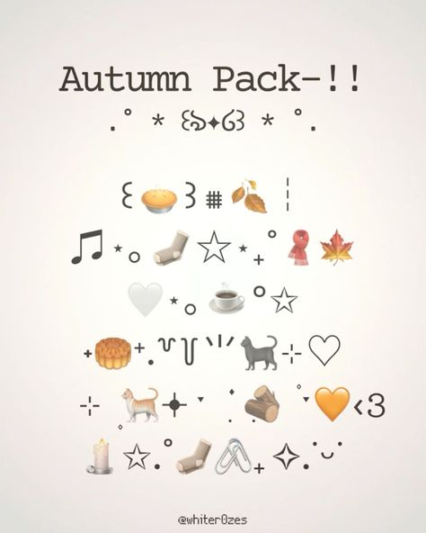 ✩₊🧦˚.⋆ Emoji Combos Mega Pack-!! ☾⋆🧡🥮⁺₊✧ Cute Copy And Paste Emojis, Cute Symbols Copy And Paste, Copy And Paste Symbols, Cute Emoji Texts, Google Emoji, Emoji Decorations, Cute Insta Captions, Aesthetic Symbols, Fonts For Instagram