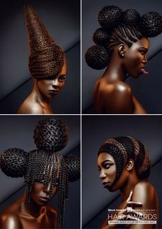 Black Beauty/Sensationnel Hair Awards 2017 | Avant Garde Hair, Afrikaanse Kunst, Hair Shows, Afro Punk, African Braids, Creative Hairstyles, Hair Reference, Afro Art, Artistic Hair