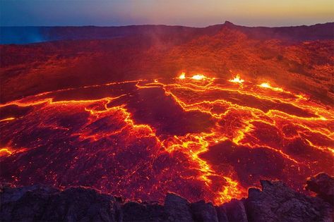 Erta Ale, Volcano Photos, The Lion Sleeps Tonight, Nature Of God, The Uncanny, Book Photography, Natural Disasters, Volcano, Mother Earth