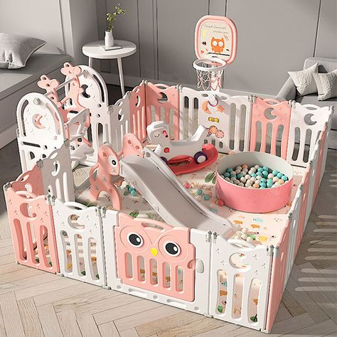 [🔥CLEARANC SALE] - SMALL CHILDREN'S PLAYGROUND Mini Playground, Kids Playpen, Baby Play Areas, Baby Play Yard, Baby Playpen, Home Daycare, Play Yard, Play Spaces, Play Centre