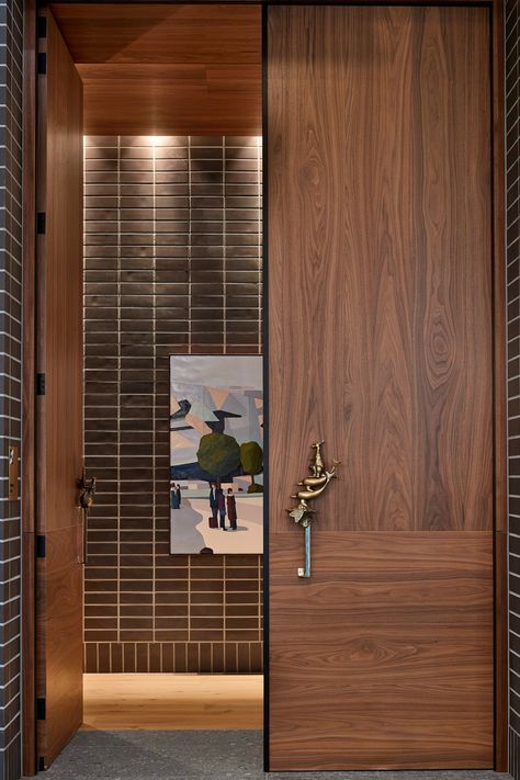 Hinterland House, Hyatt Centric, Hecker Guthrie, Custom Interior Doors, Door Handle Design, Arch Interior, Custom Interior, The Local Project, Commercial Interior Design