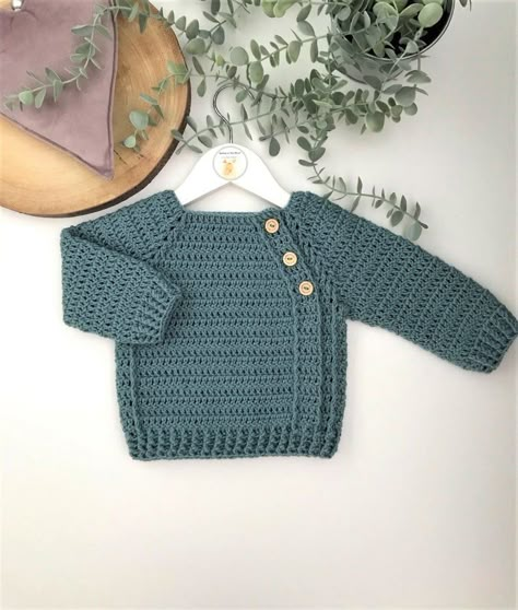 Crocheted Stitches, Baby Jumper Pattern, Uncinetto Zig Zag, Baby Cardigan Pattern Crochet, Unisex Crochet, Crochet Baby Sweater Pattern, Crochet Baby Sweaters, Wool Design, Crochet Baby Sweater