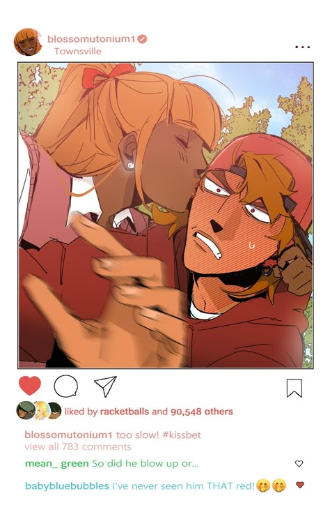 (99+) ig: racketballs on Tumblr: Mini print that came with my PPGRRB zine 🫢 Blossom X Brick Fanart, Interracial Art, Types Of Art Styles, Powerpuff Girls Fanart, Couple Goals Teenagers Pictures, Rowdyruff Boys, Ppg And Rrb, Cartoon As Anime, Power Puff