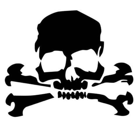 Bones Cartoon, Vinyl Decals Car, Pirate Design, Skull Stencil, Motorcycle Tattoos, Skull Decal, Boys Sticker, Cross Bones, Vinyl Car Stickers