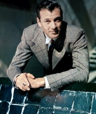 Gary Cooper in a windowpane tweed jacket Garry Cooper, A Man In A Suit, Man In A Suit, Gary Cooper, Hollywood Men, Septième Art, I Love Cinema, Hooray For Hollywood, Marlene Dietrich