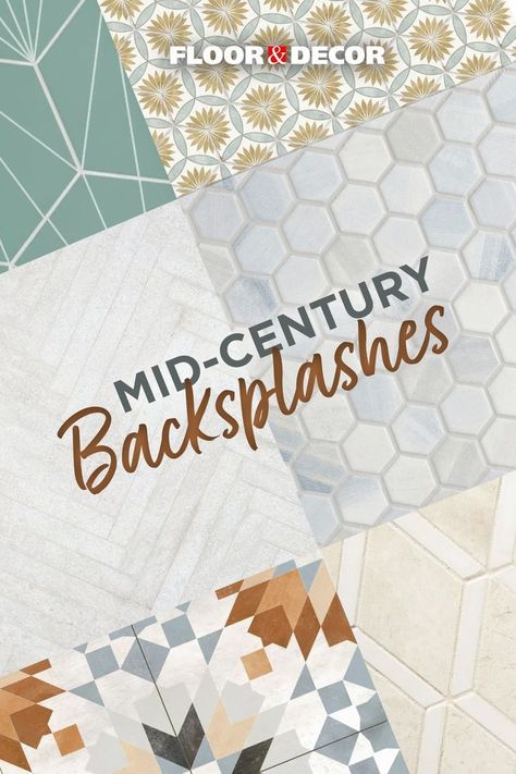 Mid-Century Backsplashes in 2022 | Diy remodel, Updating house, House guide Mid Mod Backsplash, Midcentury Modern Backsplash Kitchen, Mid Century Modern Tile Backsplash, Mid Century Modern Tiles, Mid Century Inspired Kitchen, Mcm Kitchen Backsplash, Mid Century Kitchen Backsplash, Mid Century Modern Backsplash, Mid Century Backsplash