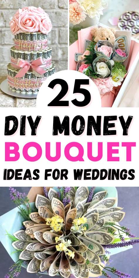 Gift Card Bouquet Wedding, Wedding Money Tree Ideas, Money Bouquet For Wedding Gift, Money Gift Ideas For Wedding, Money Bridal Shower Ideas, Money Gift For Wedding, Cash Gift Ideas Wedding, Money Tree Ideas Wedding, Money Shower Ideas