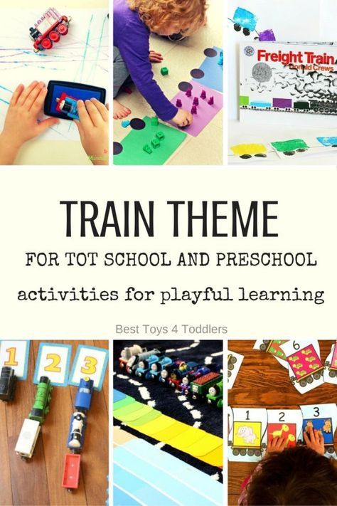 Best Toys 4 Toddlers - Weekly Activity Planner for Tot School and Preschool with Train Theme for Letter T (free printable planner available) Train Learning Activities, Train Inquiry Kindergarten, Train Theme Preschool, Train Preschool Activities, Preschool Letter T, T Is For Train, Trains Preschool, Art Activities For Preschoolers, Transportation Theme Preschool