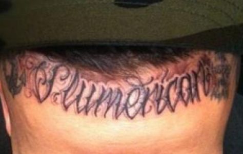 Slumerican Tattoo, Yelawolf Tattoos, Head Tattoos, Tattoos Ideas, Tattoo Lettering, Fish Tattoos, Jesus Fish Tattoo, Tattoo Ideas, Tattoos