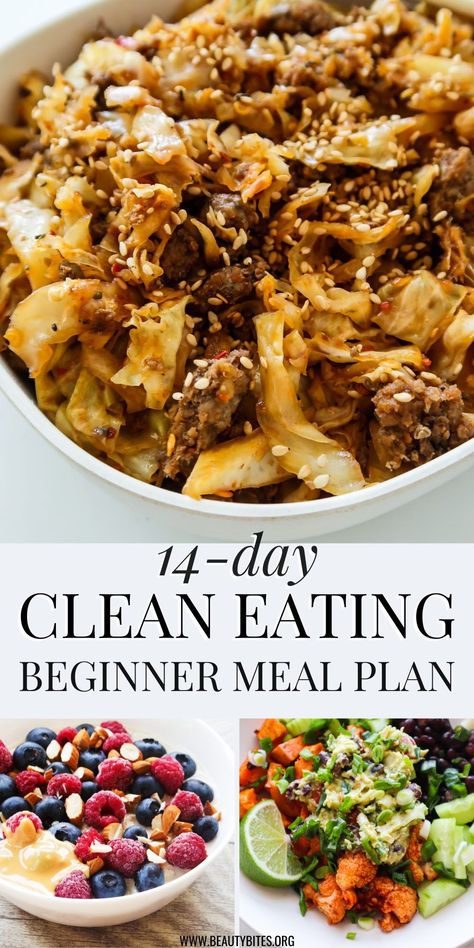 Start Eating Healthy, Clean Eating Menu, Meal Plan For Beginners, Meal Prep Tips, Healthy Recipes Clean, Clean Eating For Beginners, Clean Eating Recipes For Dinner, Clean Eating Meal Plan, Healthy Breakfasts