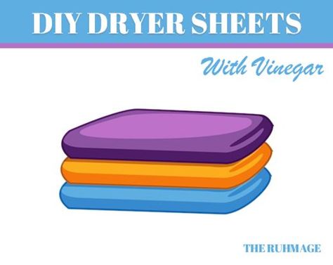 These diy dryer sheets are a surprisingly easy way to make all natural dryer sheets. #diydryersheets #homemadedryersheets #dryersheets #allnaturaldryersheets Apple Cider Vinegar For Cleaning, Natural Dryer Sheets, Vinegar For Cleaning, Diy Dryer Sheets, Homemade Dryer Sheets, Small Glass Jars, Vinegar Cleaning, Diy Laundry, Distilled White Vinegar