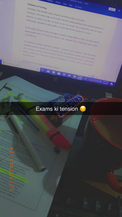 Exam Tension Quotes, Tension Quotes, Exam Tension, Study Asthetic, Study Snaps, Study Snaps Ideas, Snap Streaks, Exams Tips, Academic Validation